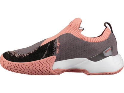 96137-095-M | WOMENS AERO KNIT | PLUM KITTEN/CORAL ALMOND/WHITE