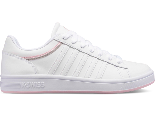 96154-168-M | COURT WINSTON | WHITE/SILVER/PARFAIT PINK/TAPE