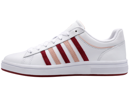 96154-938-M | COURT WINSTON | WHITE/PEACHY KEEN/BURGUNDY