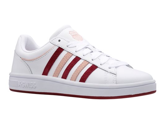 96154-938-M | COURT WINSTON | WHITE/PEACHY KEEN/BURGUNDY