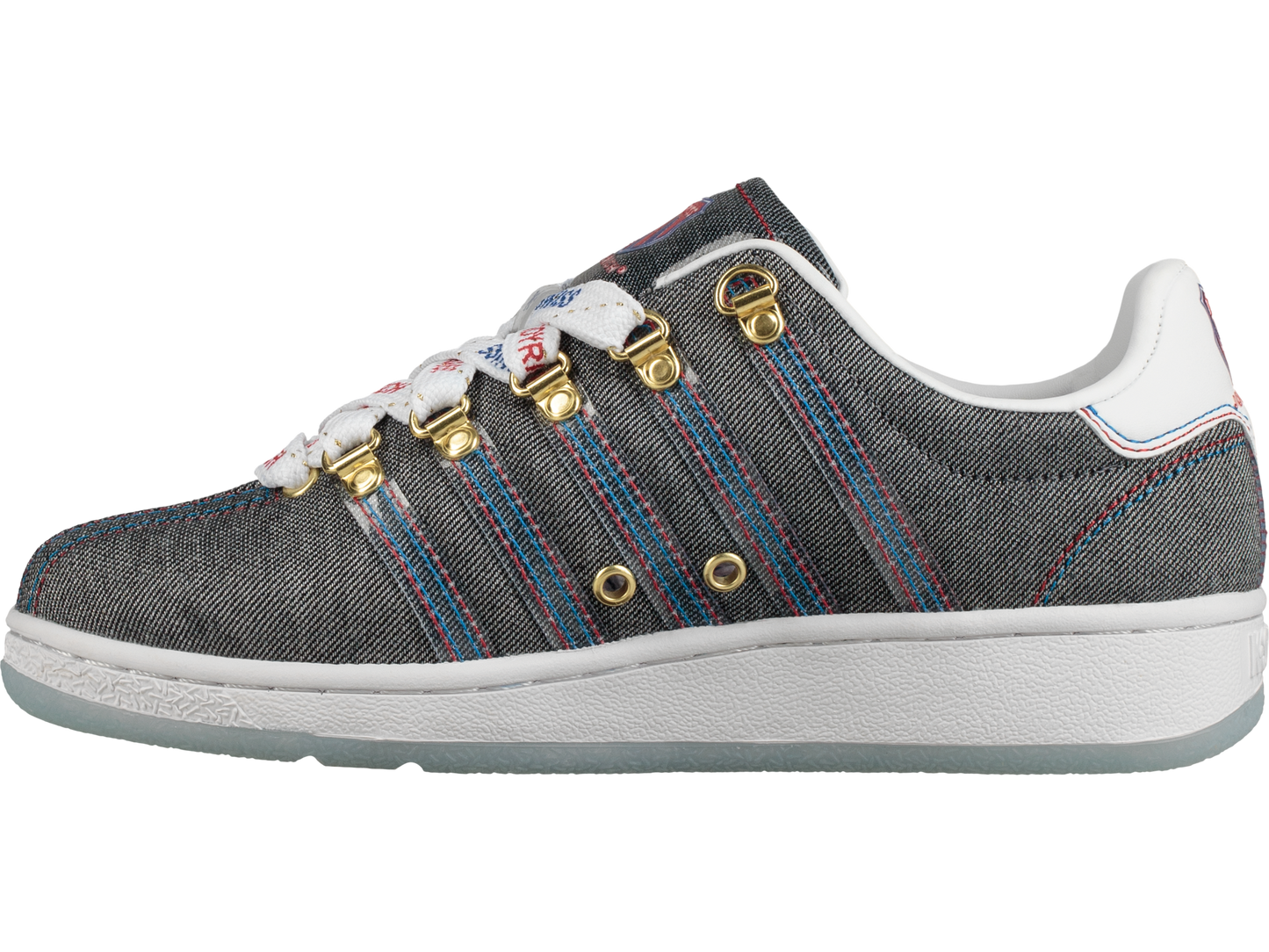 96290-461-M | WOMENS CLASSIC VN T JOYRICH | BLUE DENIM/WHITE