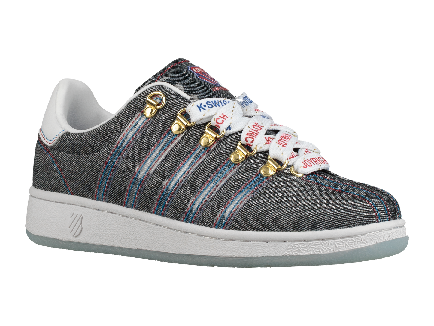 96290-461-M | WOMENS CLASSIC VN T JOYRICH | BLUE DENIM/WHITE
