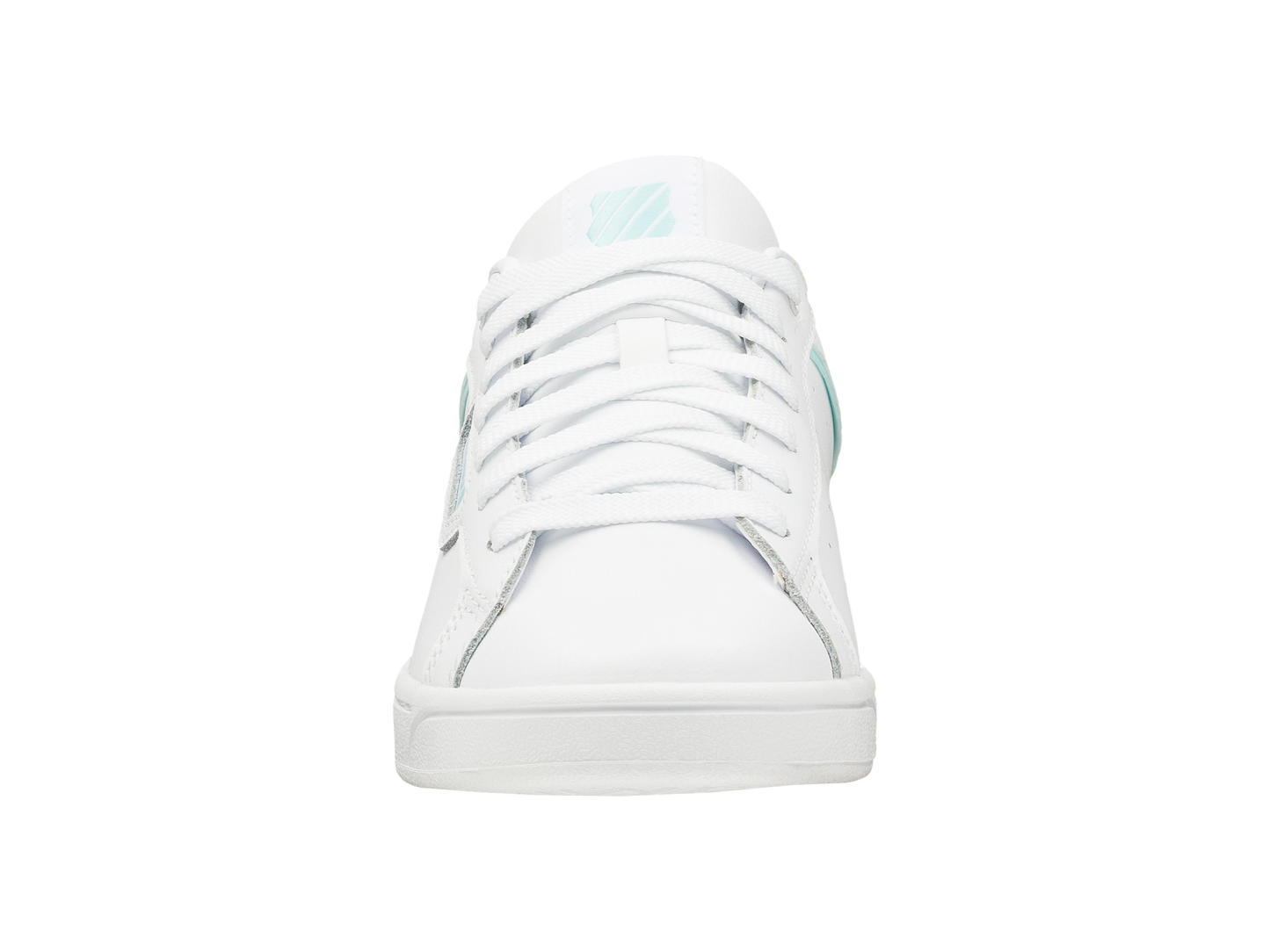 96347-124-M | WOMENS CLEAN COURT II CMF | WHITE/ARUBA BLUE/VAPOR BLUE