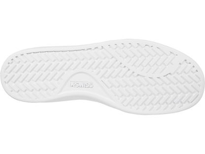 96347-124-M | WOMENS CLEAN COURT II CMF | WHITE/ARUBA BLUE/VAPOR BLUE