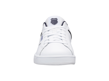 96347-145-M | WOMENS CLEAN COURT II CMF | WHITE/GRAYSTONE/PEACH NECTAR