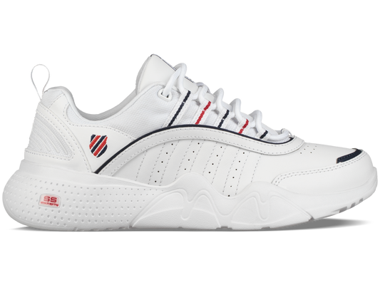 96398-159-M | WOMENS CR-CASTLE | WHITE/NAVY/RIBBON RED
