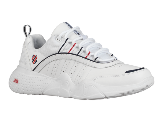 96398-159-M | WOMENS CR-CASTLE | WHITE/NAVY/RIBBON RED
