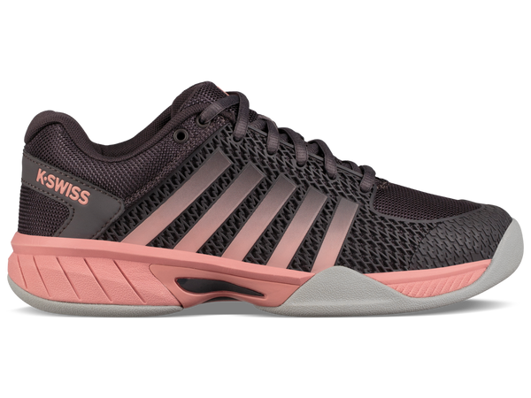 96401-094-M | EXPRESS LIGHT CARPET | PLUM KITTEN/CORAL ALMOND/GULL GRAY