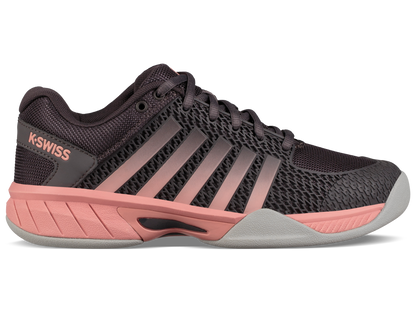 96401-094-M | EXPRESS LIGHT CARPET | PLUM KITTEN/CORAL ALMOND/GULL GRAY