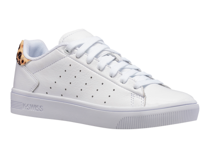 96596-157-M | COURT FRASCO II | WHITE/CHEETAH