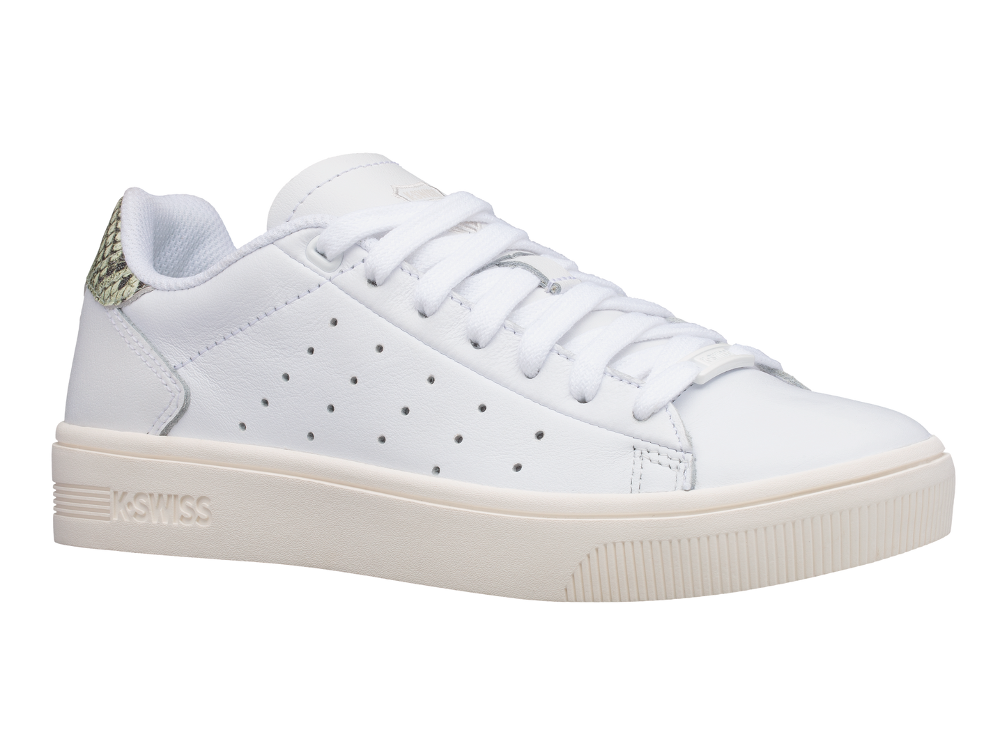 96596-181-M | COURT FRASCO II | WHITE/SEAFOAM GREEN SNAKE/SNOW WHITE