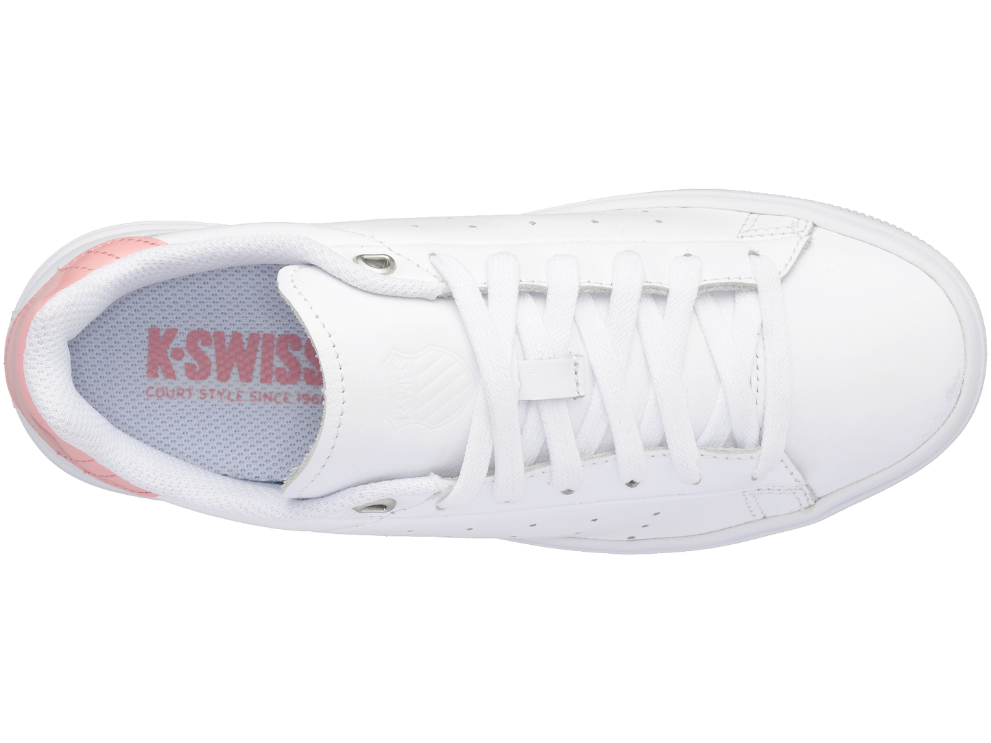 96596-973-M | COURT FRASCO II | WHITE/FLAMINGO PINK