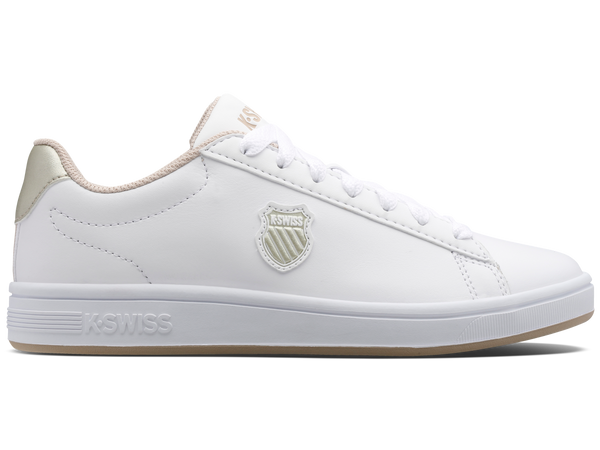 96599-997-M | COURT SHIELD | WHITE/CHAMPAGNE