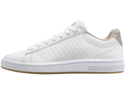 96599-997-M | COURT SHIELD | WHITE/CHAMPAGNE