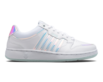96996-147-M | CITY COURT | WHITE/BLUE GLASS/PEARLIZED