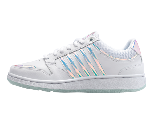 96996-147-M | CITY COURT | WHITE/BLUE GLASS/PEARLIZED
