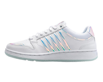 96996-147-M | CITY COURT | WHITE/BLUE GLASS/PEARLIZED