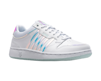 96996-147-M | CITY COURT | WHITE/BLUE GLASS/PEARLIZED