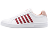97011-116-M | COURT TIEBREAK | WHITE/BURGUNDY/PEACHY KEEN