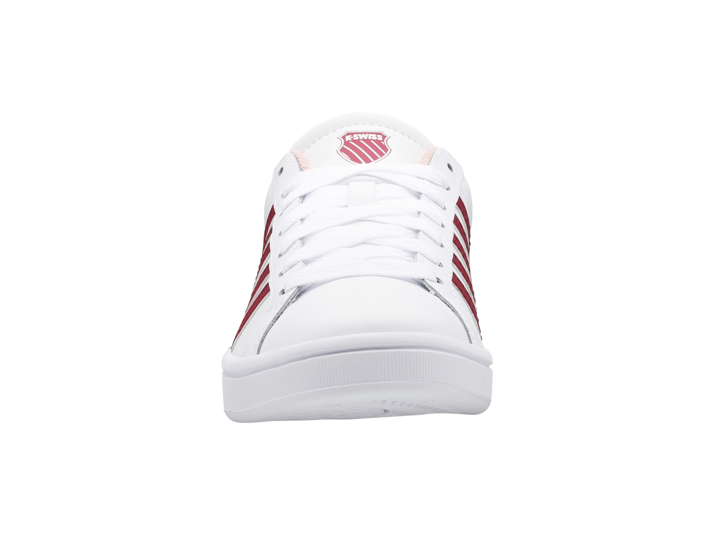 97011-116-M | COURT TIEBREAK | WHITE/BURGUNDY/PEACHY KEEN