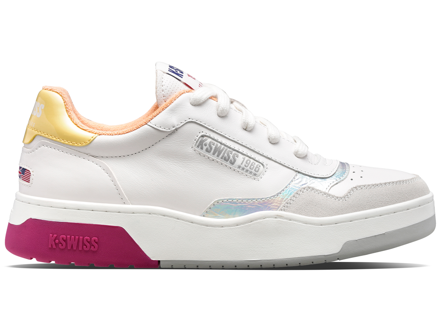 97253-924-M | CANNONCOURT LTH | WHITE/ORCHID/BUTTER