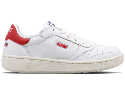 97261-143-M | SLAMMCOURT LTH | WHITE/VARSITY RED