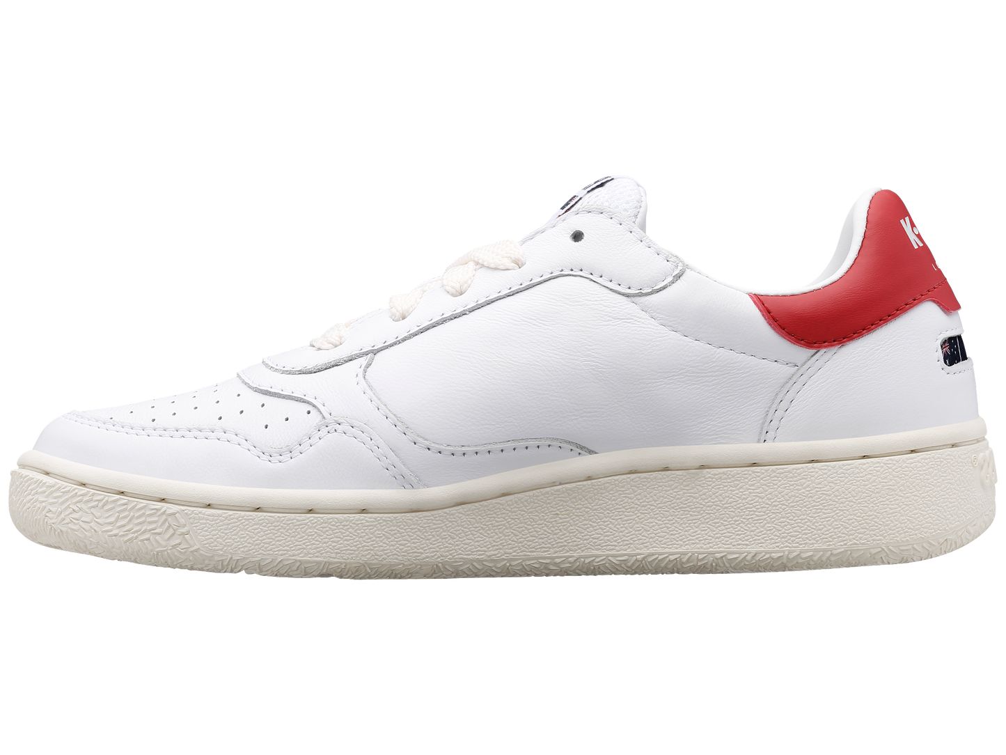 97261-143-M | SLAMMCOURT LTH | WHITE/VARSITY RED