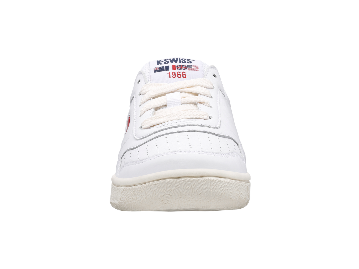 97261-143-M | SLAMMCOURT LTH | WHITE/VARSITY RED